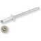 Rivet aveugle tête plate bombée 4,0x18 aluminium/acier blanc
